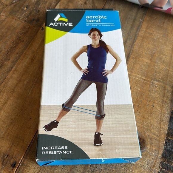 Active Aerobic Band and Travel Foam Roller Set - Picture 2 of 4